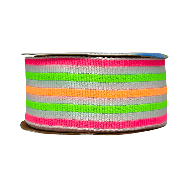 Fita Decorativa Listrada SINIMBU Nº2 | Nº9 | 10 Metros | Cor: Neon