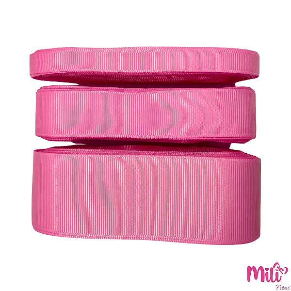 Fita Gorgurão MILI | 10 Metros | Cor: 155 Geranium Pink