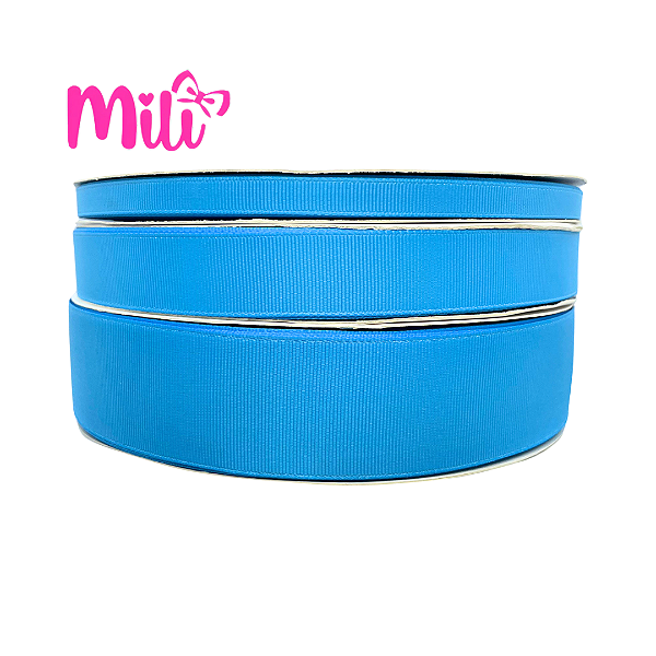 Fita Gorgurão MILI | 10 Metros | Cor: 328 Island Blue