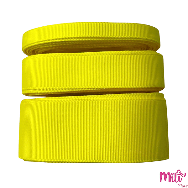 Fita Gorgurão MILI | 10 Metros | Cor: 640 Lemon