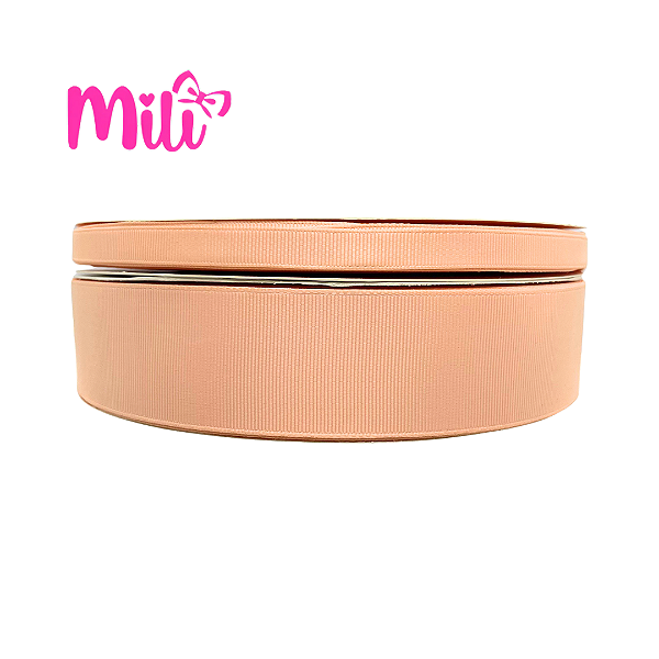 Fita Gorgurão MILI | 10 Metros | Cor: 714 Petal Peach