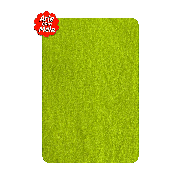 Meia de Seda Arte com Meia Premium | 2 Unidades | Cor: Maçã Verde