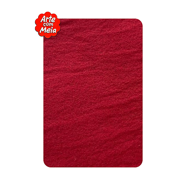 Meia de Seda Arte com Meia Premium | 2 Unidades | Cor: Vermelho Cravo