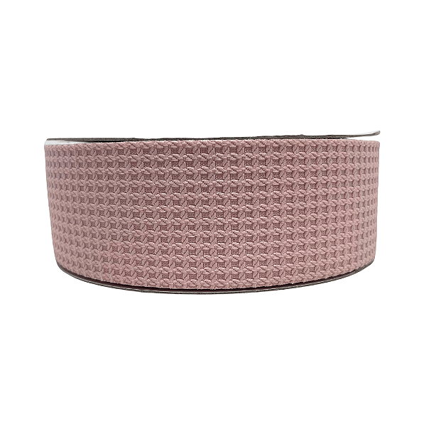 Fita Crochê Luxo 40mm | Metro | Cor: Rose