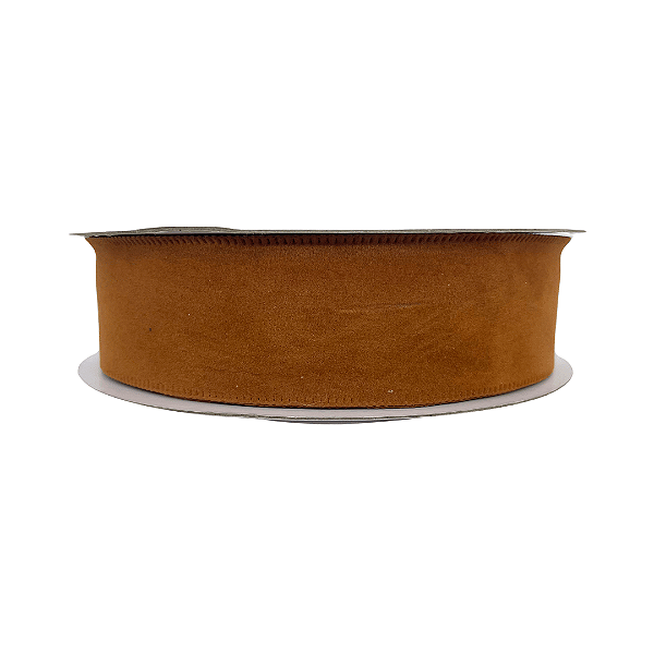 Fita Camurça 38mm | Metro | Cor: Caramelo