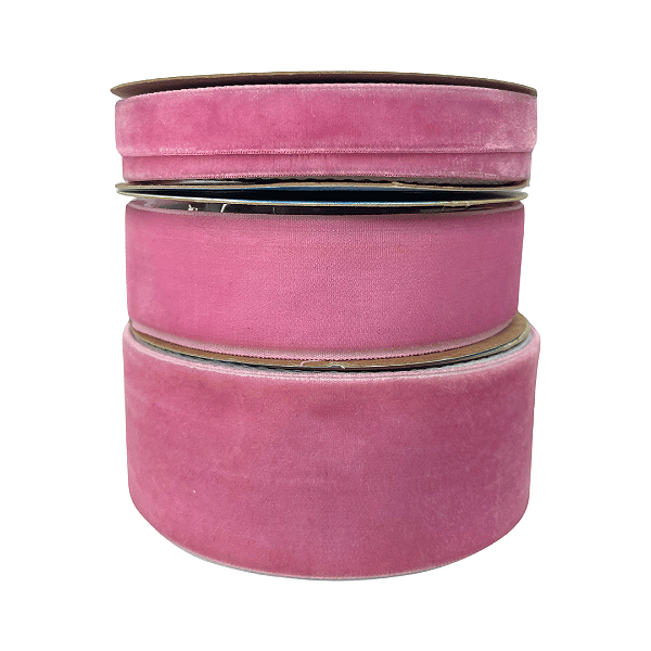 Fita Veludo Comum | Nº2 | Nº5 | Nº9 | Metro | Cor: 156 Hot Pink