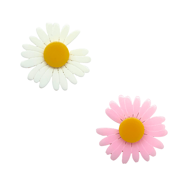 Aplique de Acrílico Flor Margarida