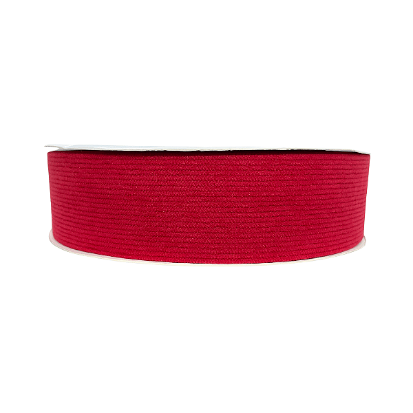 Fita de Veludo Cotelê 38mm | 1 Metro | Cor: Vermelho