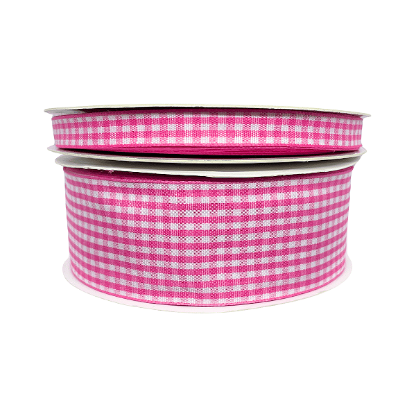Fita Junina Xadrez Nº2 | Nº9 | Metro | Cor: Rosa