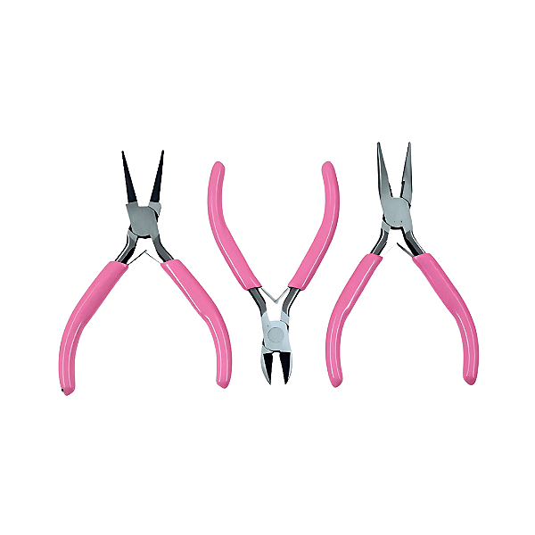 Kit 3 Alicates Profissional Para Artesanato