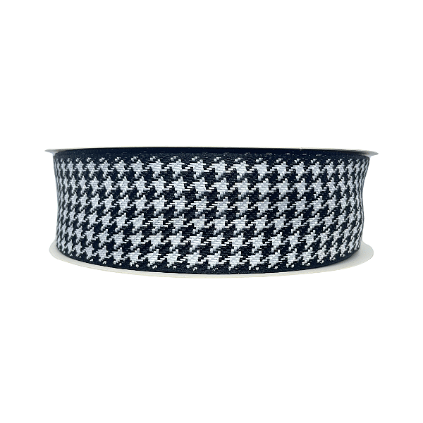 Fita Pied Poule 38mm | Metro | Cor: Preto