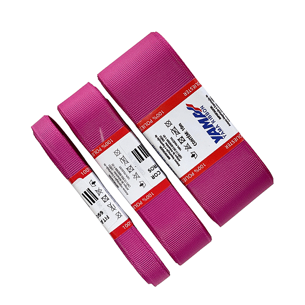 Fita Gorgurão YAMA | 5 Metros | Cor: 185 Raspberry Rose