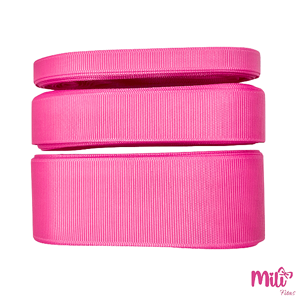 Fita Gorgurão MILI | 10 Metros | Cor: 199 Rosa Scarpy