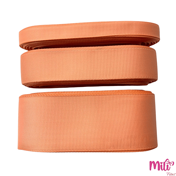 Fita Gorgurão MILI | 10 Metros | Cor: 720 Peach