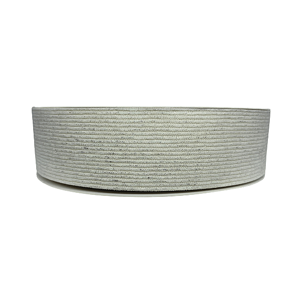 Fita Cotelê de Luxo Forrada Com Brilho 38mm | Metro | Cor: Pérola