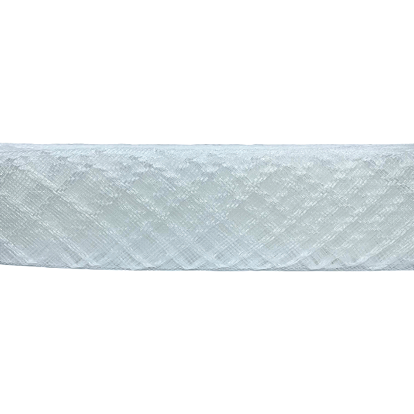 Fita Crinol Trabalhada 45mm | Metro | Cor: Branco