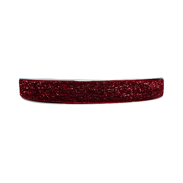 Fita Metalizada Esponjada Glitter 20mm | Metro | Cor: Vermelho