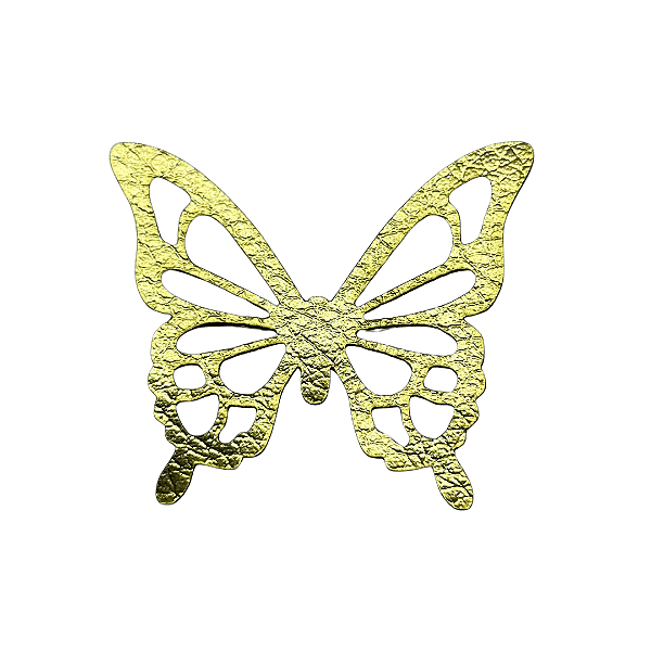 Aplique Borboleta Lonita Dourada