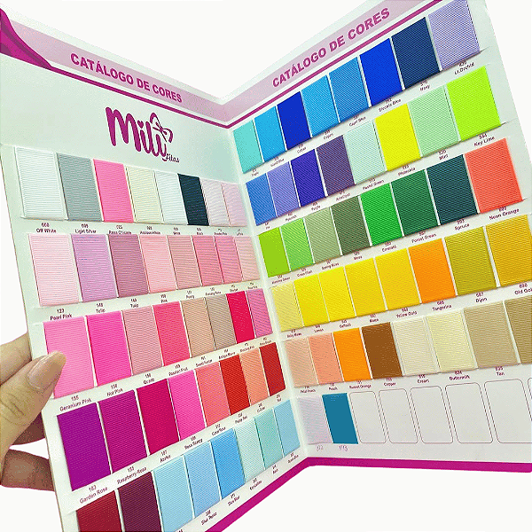 Catálogo de Cores Fitas Mili