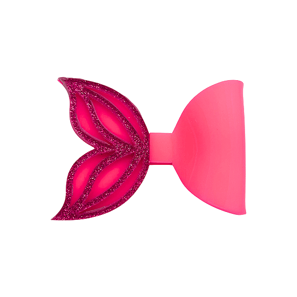 Aplique Acrílico Cauda de Sereia Para Tiara