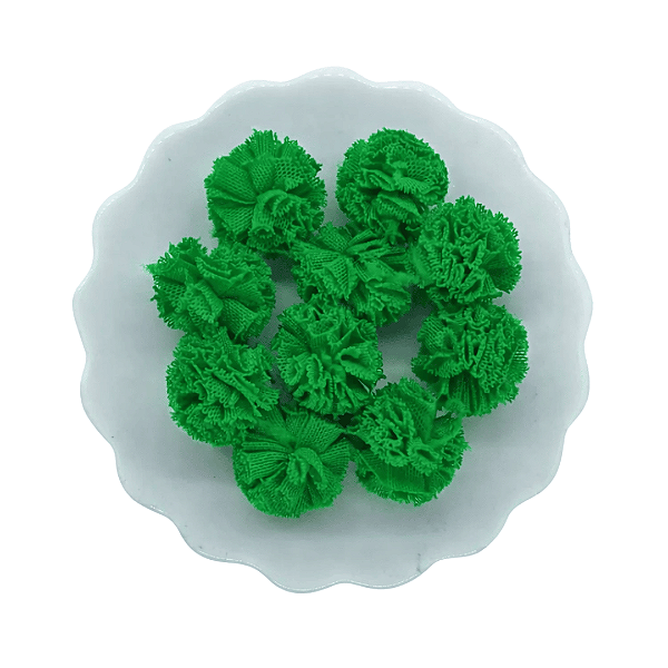 Pompom de Malha 25mm com 10 unidades | Verde Bandeira