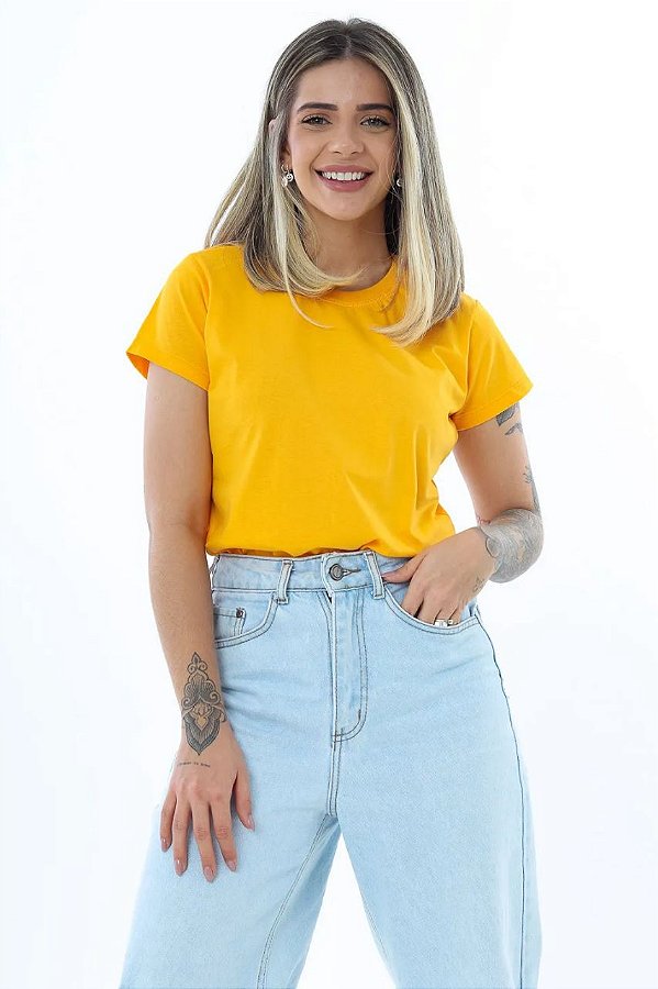 T- SHIRT LISA - MOSTARDA