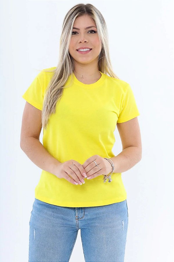 T-SHIRT LISA - AMARELO LIMÃO
