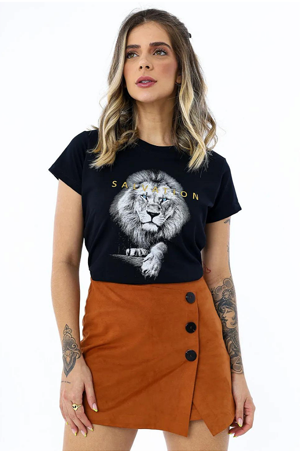 T-SHIRT SALVATION- PRETA