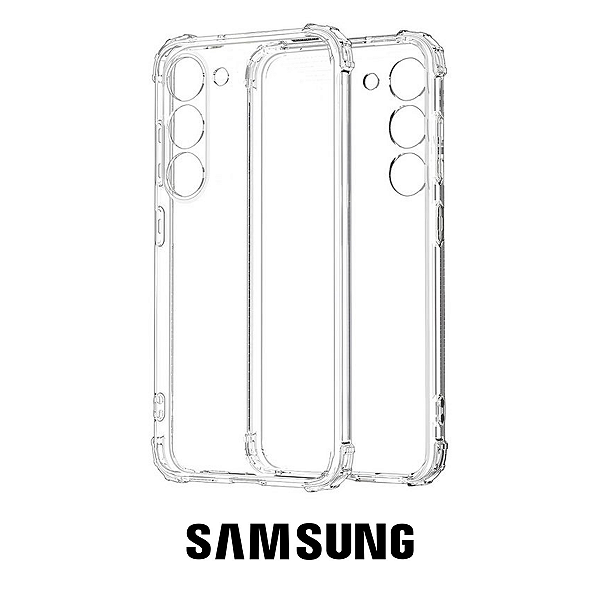Capa de Silicone Transparente Samsung Galaxy Linha A e S