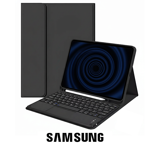 Capa com Teclado Bluetooth ABNT2 Samsung Galaxy Tab A9 / A9+