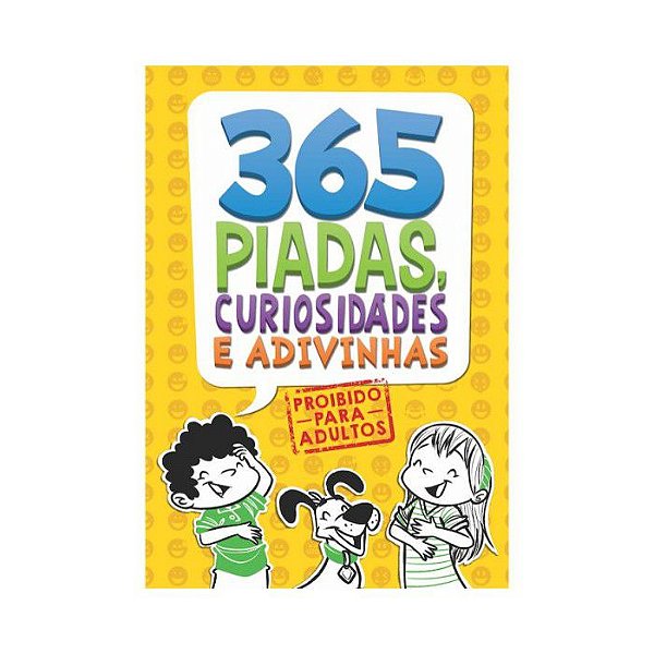 365 Piadas, Curiosidades E Adivinhas - Capa Amarela