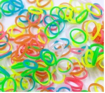 ELASTICO PARA CABELO 10MM COM 50 unidades