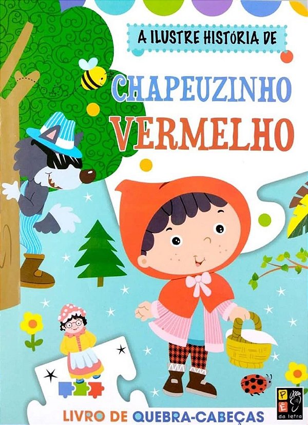 Livro De Quebra-Cabecas - Chapeuzinho Vermelho