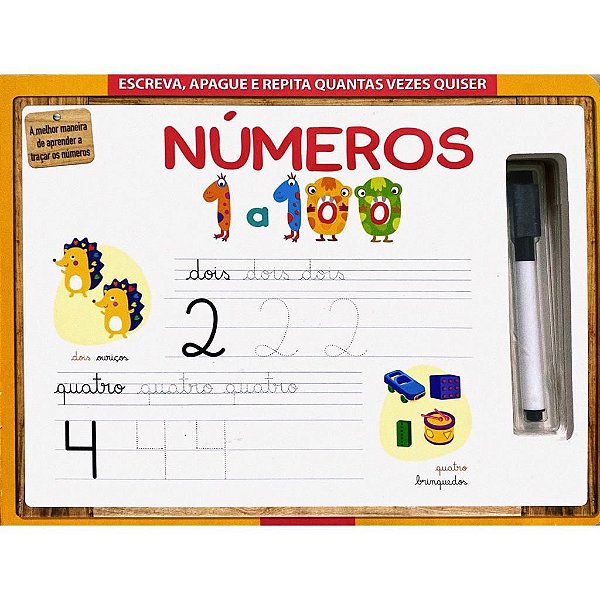 Números - Escreva, Apague e Repita
