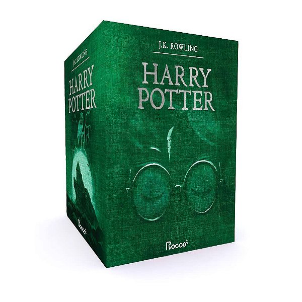 Box Harry Potter Premium Verde com 7 Livros, de J. K. Rowling