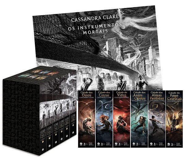 Box Instrumentos Mortais, de Cassandra Clare - Acompanha pôster e marcadores