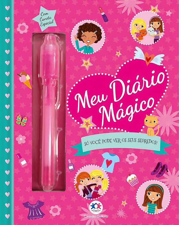Meu diário mágico: Só você pode ver os seus segredos!