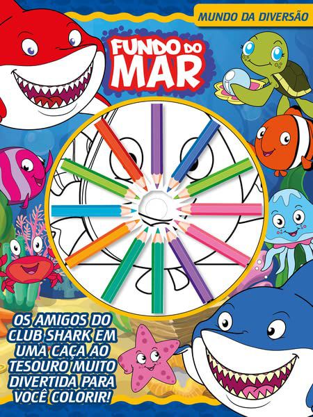 Mundo da Diversão com Lápis de Cor - Fundo do Mar