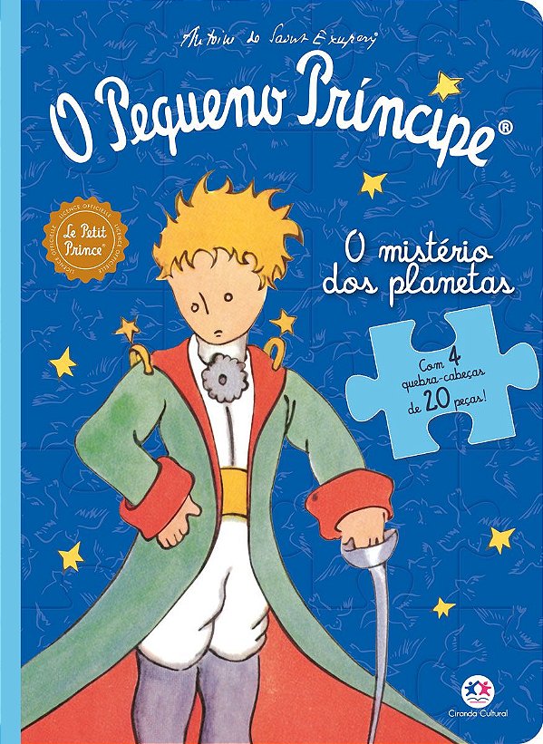 Livro Quebra-cabeça - O pequeno Príncipe - O mistério dos planetas