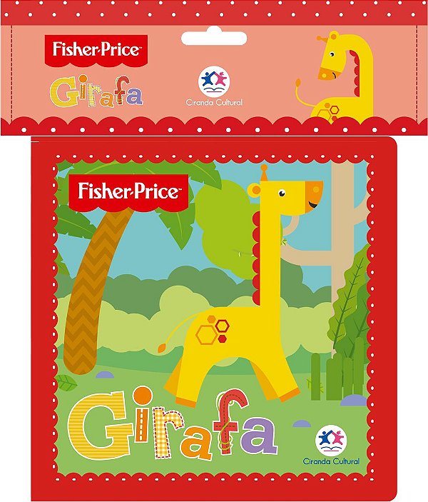Livro de banho Fisher-Price - Girafa