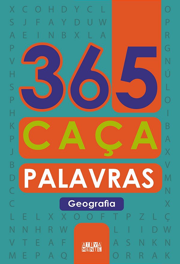 365 caça-palavras - Geografia
