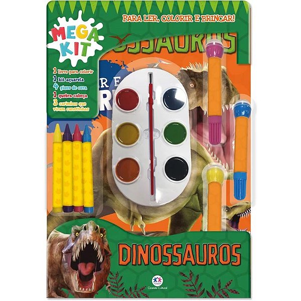 Kit Super Color: Dinossauros