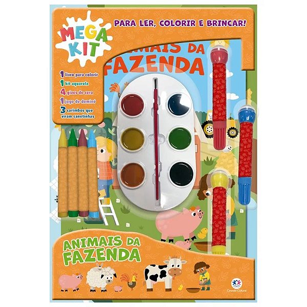 Kit Super Color: Animais da Fazenda