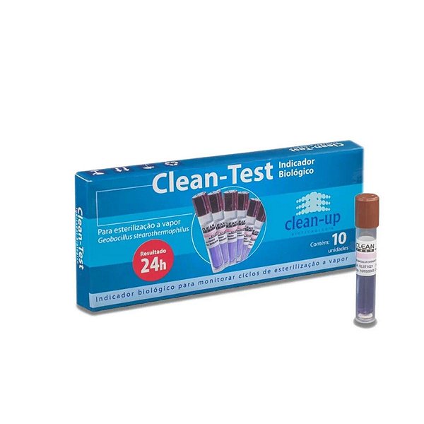 Indicador Biológico Clean Up Vapor para Autoclave 10 Ampolas