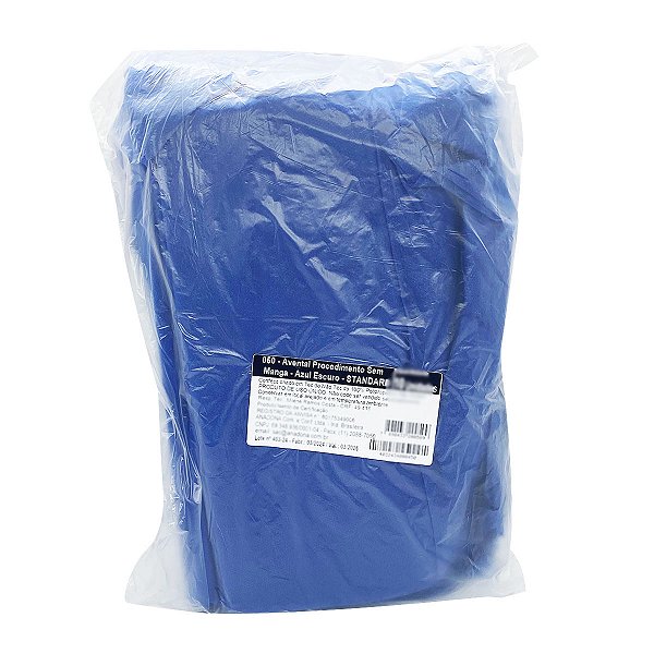 Avental Azul s/ Manga Standard TNT 30g Anadona 10 unidades