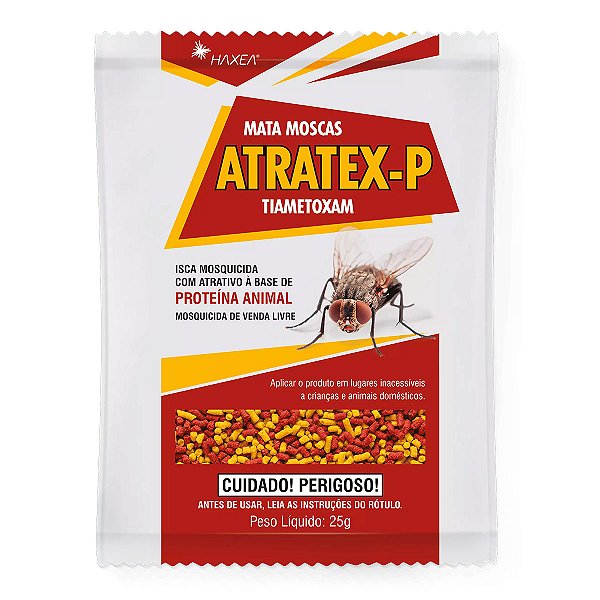 Mata Moscas Isca Mosquicida Atratex - P Haxea 5 Saches 25g