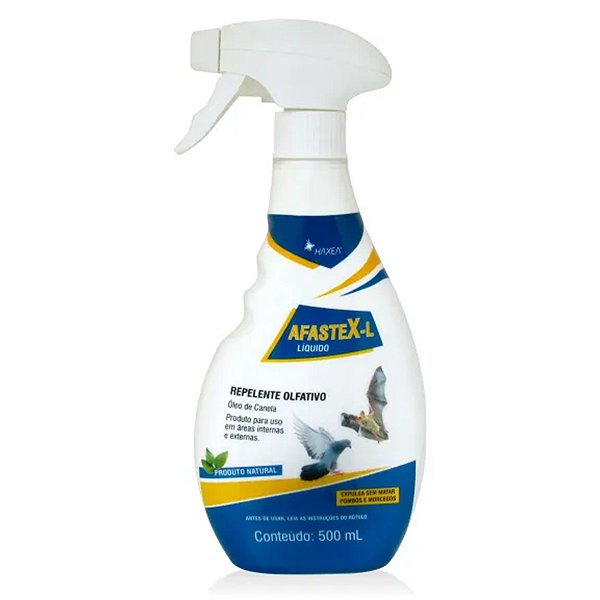 Repelente Olfativo p/ Pombos e Morcegos 500 ml Afastex-l