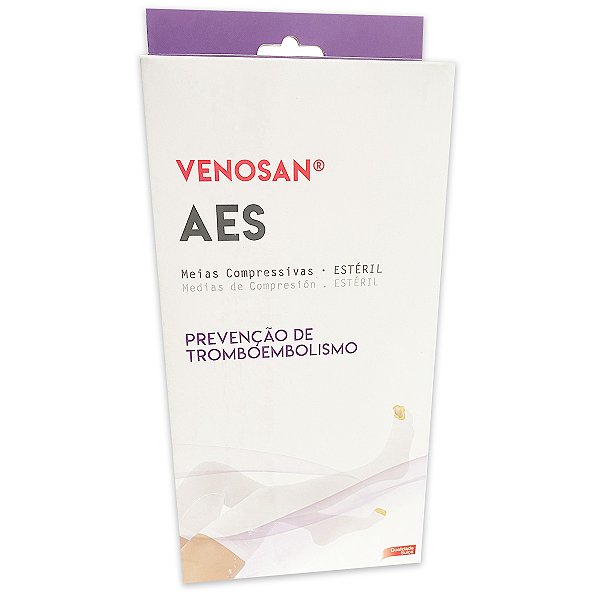 Meia de Compressão Estéril 7/8 Antitrombo 18mmHg Venosan Aes