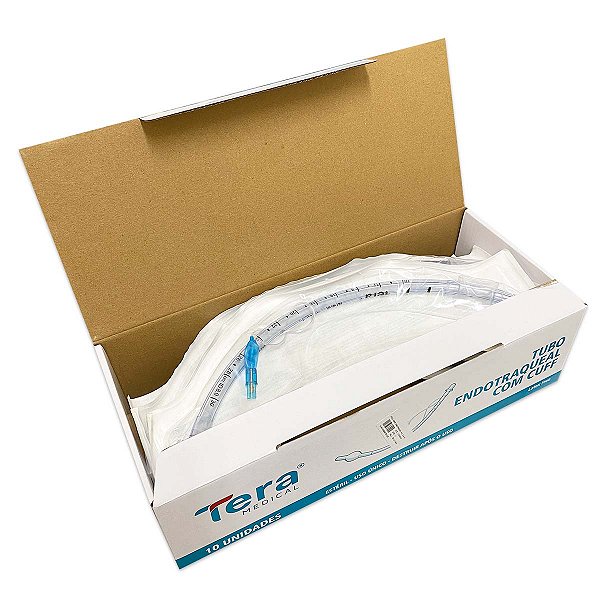 Sonda Endotraqueal 8.0 com Balão Cuff Tera 10 unidades