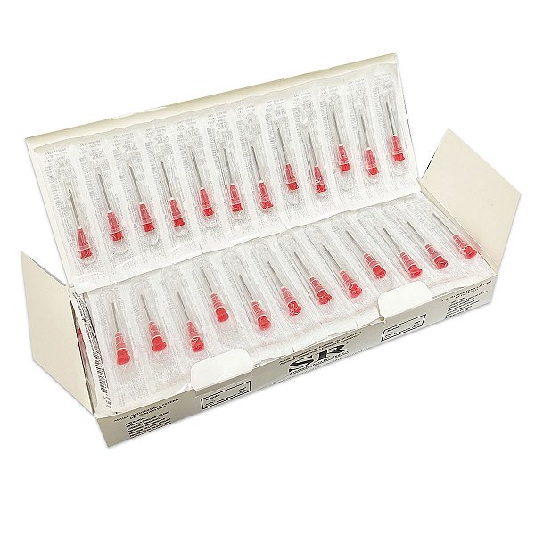 Agulha para Aspiração Ponta Romba 25 x 12 SR 100 unidades